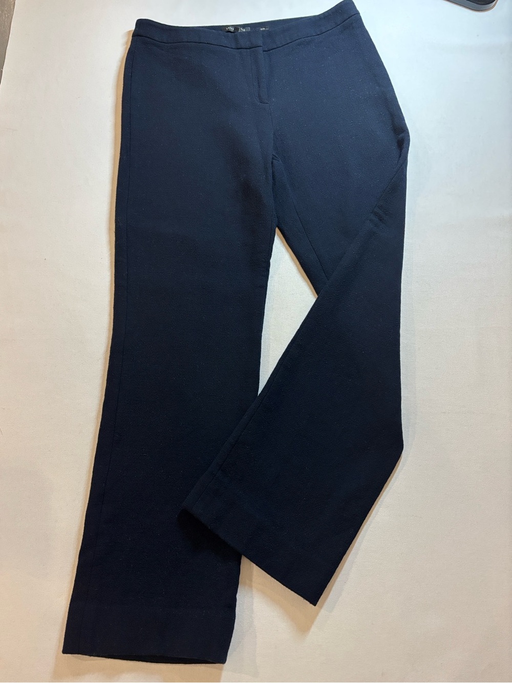 Lafayette 148 Barrow Women’s Navy Wool Dress Pants. 10